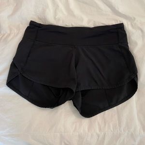 Lululemon Speed-Up shorts- black